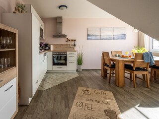 Große Wohnküche, voll ausgestattet