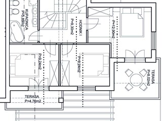 Casa per le vacanze Vodice Pianta del piano 21