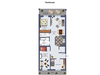 Vakantieappartement Sassnitz Grondplan 38