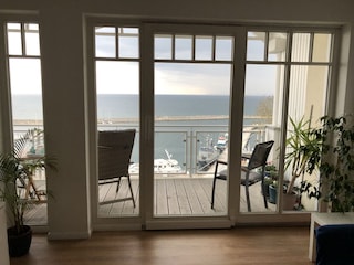 Der Blick aus dem Wohnzimmer