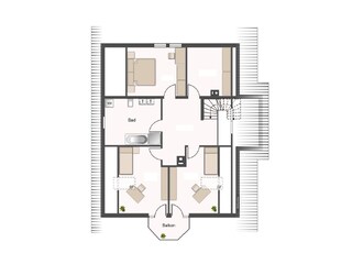 Grundriss (Zimmeraufteilung abweichend)