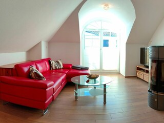 Blick ins Wohnzimmer