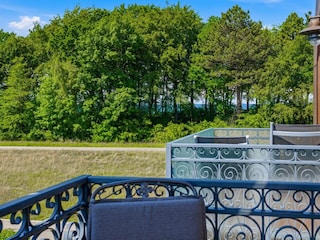 Blick zur Ostsee vom Balkon