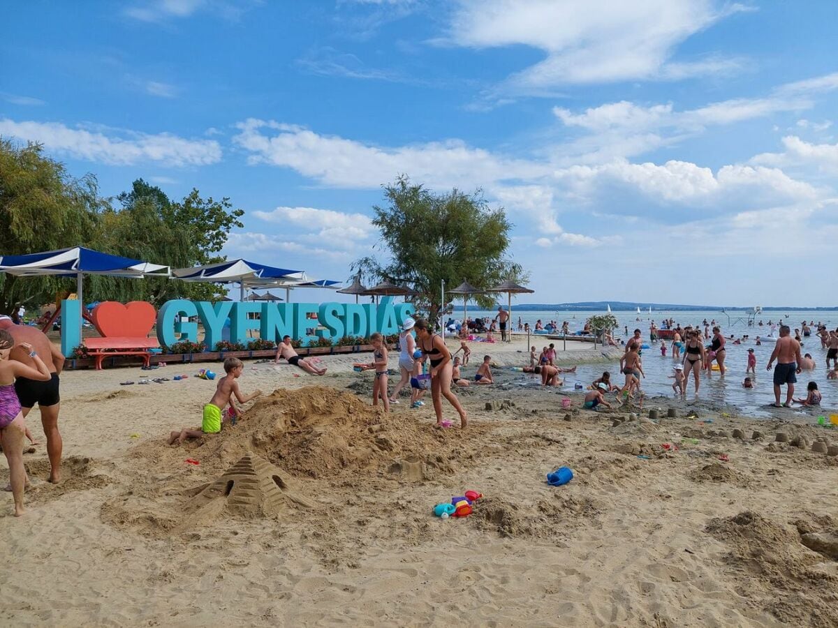 Diás Strand in Gyenesdiás, am Balaton