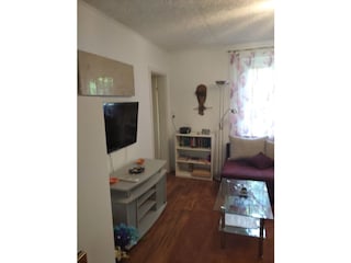 Der zweite Blick auf das Schlafsofa im Wohn/Esszimmer