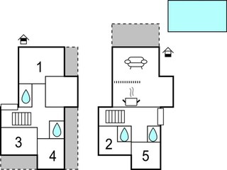 Villa Zmijavci Pianta del piano 40