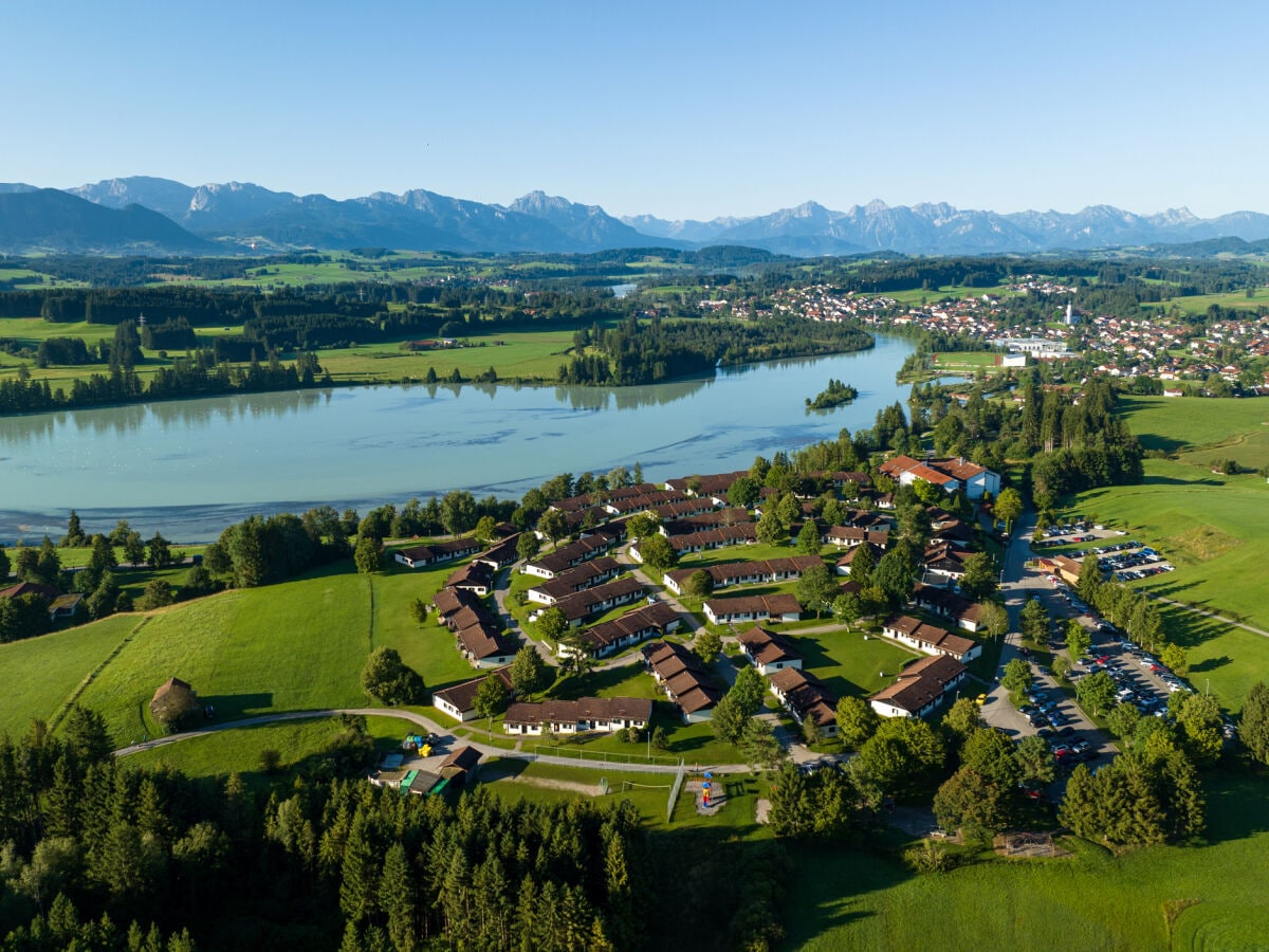 Das Feriendorf Hochbergle von oben