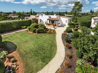 Blick auf das Ferienhaus