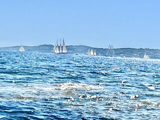 wunderbare Segelregatta " Voile de St.Tropez" im Herbst