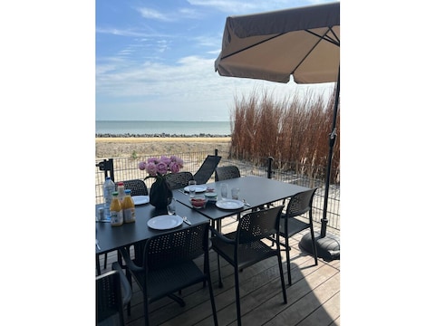 Holiday house BeachHouse Strandgut mit Zaun Nr. 400