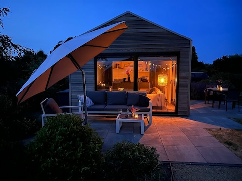 Ferienhaus Wellness-Chalet Romantik mit Sauna & Zaun Haus Nr. 411