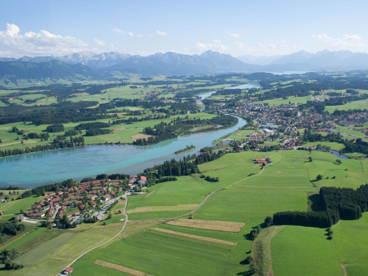 Luftaufnahme Feriendorf Lechbruck