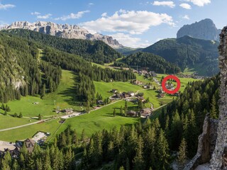Viele schöne Spazierwege: hier auf der Ruine Wolkenstei