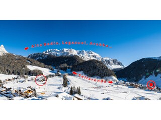 Appartamento per vacanze Wolkenstein in Gröden Registrazione all'aperto 2