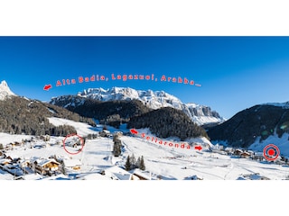 Appartamento per vacanze Wolkenstein in Gröden Registrazione all'aperto 8