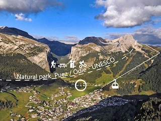 Appartamento per vacanze Wolkenstein in Gröden Registrazione all'aperto 2