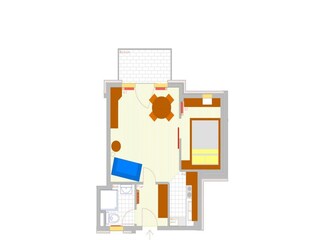Apartment Dornumersiel Floor Plan 13