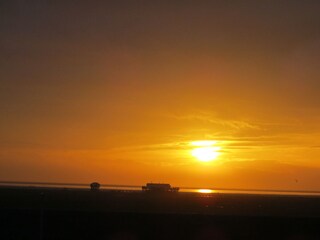 Sonnenuntergang am Strand