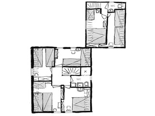 Casa per le vacanze Bergen aan Zee Pianta del piano 42