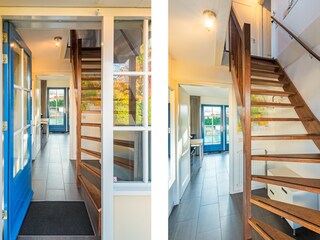 Eingang und Treppe zum Schlafzimmer