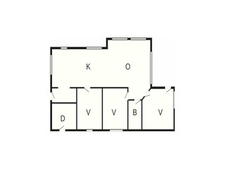 Maison de vacances Løkken Plan d'étage 25