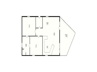 Vakantiehuis Friedrichskoog Grondplan 47
