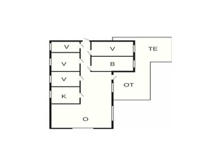 Casa de vacaciones Vejers Strand Plano de planta 21