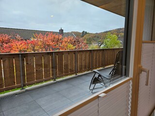 Blick vom Schlafzimmer