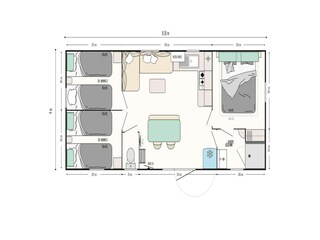 Holiday house Hilvarenbeek Floor Plan 23