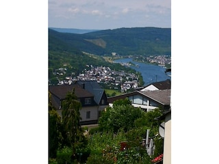 Blick vom  Balkon