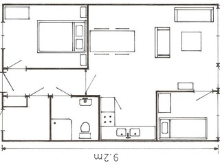 Vakantieappartement Petten Grondplan 24