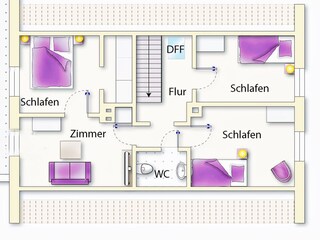 Vakantiehuis Nieblum Grondplan 35