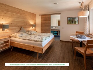 zubuchbares Doppelzimmer