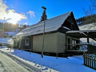 Ferienwohnung Mühlenteich im Winterwunderland