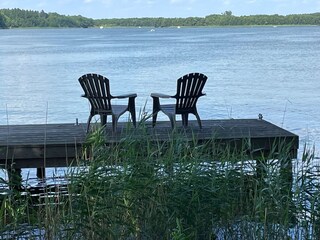 Platz direkt am Wasser