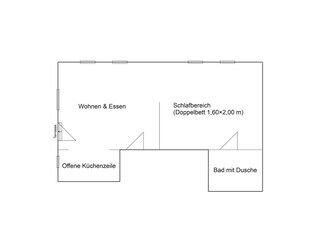 Grundriss LEE – Wohnen & Essen mit Terrassenzugang