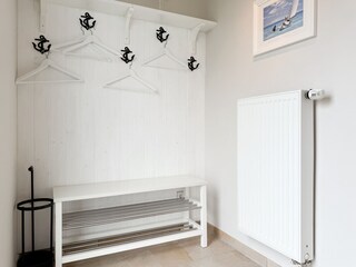 Garderobe im Eingangsbereich