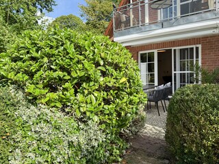 Blick auf die Terrasse