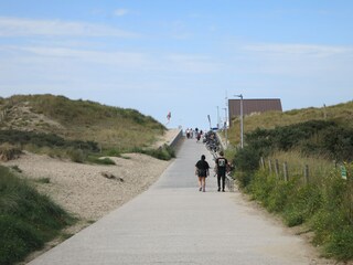 Der Weg zum Strand