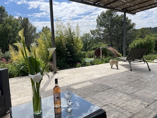 Terrasse Blick Westen