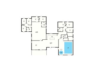 Ferienhaus Fjellerup Strand Grundriss 2