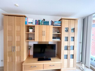 Schrankwand im Wohnraum