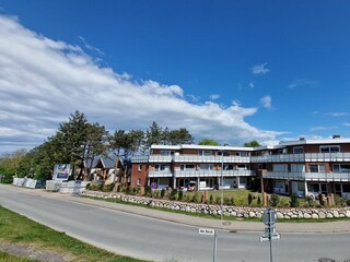 Hausansicht vom Deich