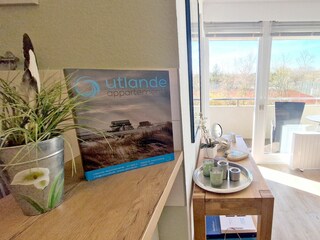 Blick auf den Balkon