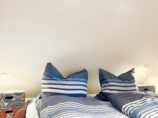 Schlafzimmer 3 mit Doppelbett im 2OG