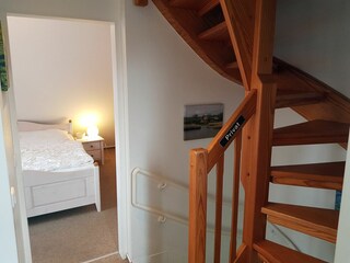 Flur mit Zugang zum Schlafzimmer