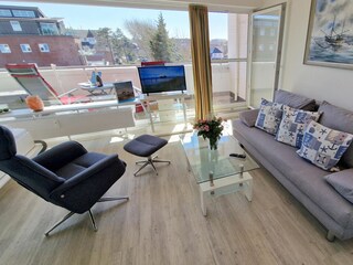 Blick auf den Balkon