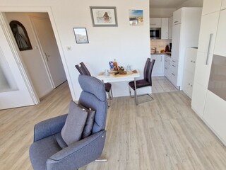 eingeklapptes Schrankbett