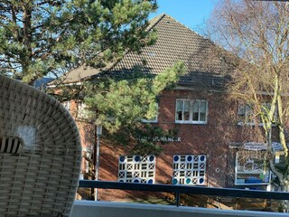 Blick vom Balkon