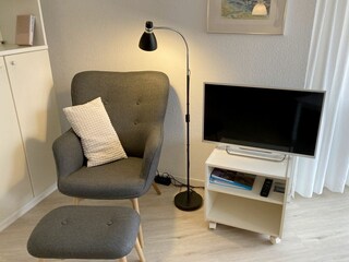 Lesesessel und TV